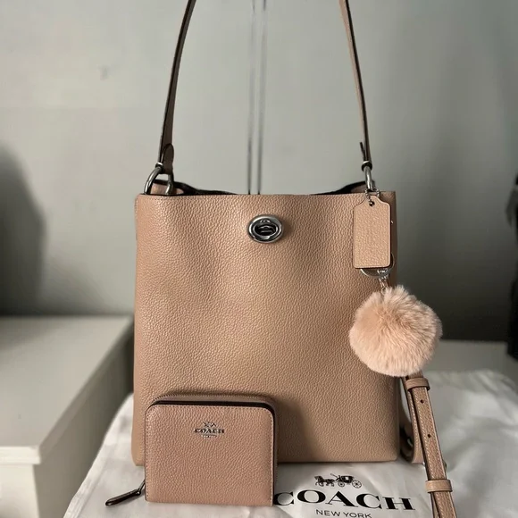 Coach Bucket Bag And Matching Wallet